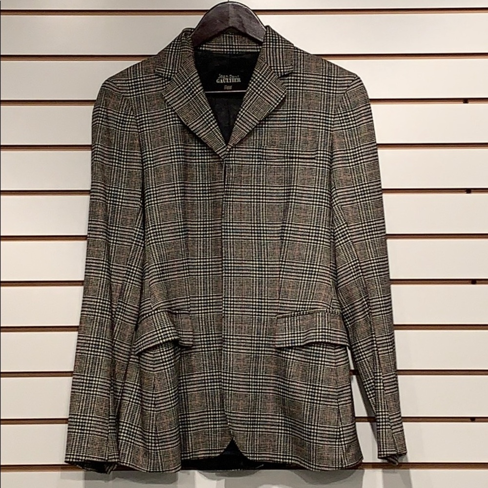 Jean Paul Gaultier pleated blazer